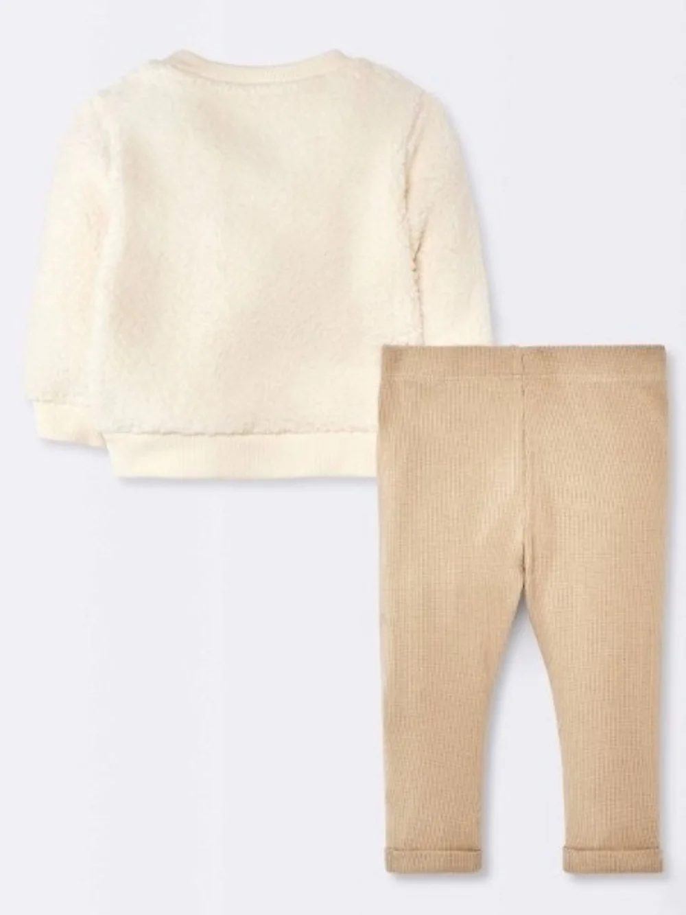 Cloud Island VIRAL Baby Boys' 2pc Bear Faux Shearling Set